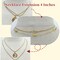 Magnetic Necklace Extender Silver and 14K Gold Adjustable Chain Extenders for Necklaces,Magnetic Jewelry Clasps and Closures for Women